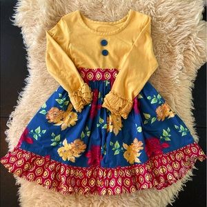 Fall! Eleanor Rose floral fall dress 4/5